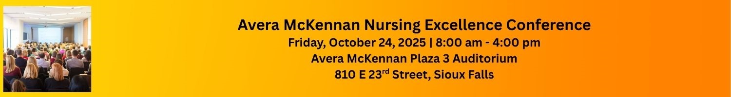 Avera McKennan Nursing Excellence Conference Banner