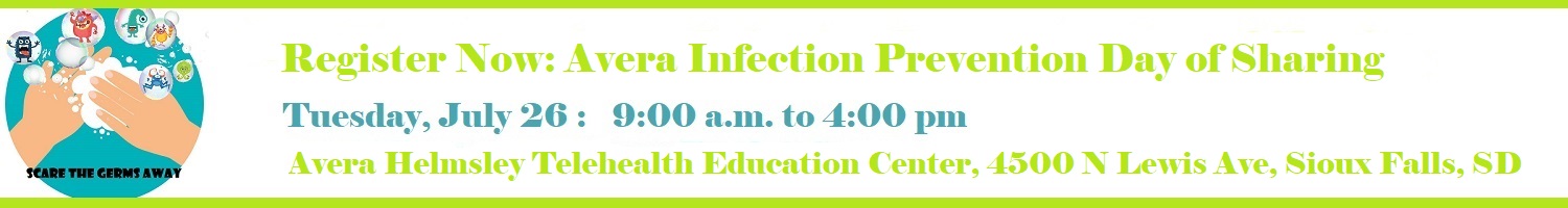 Avera Infection Prevention Day of Education and Sharing Banner